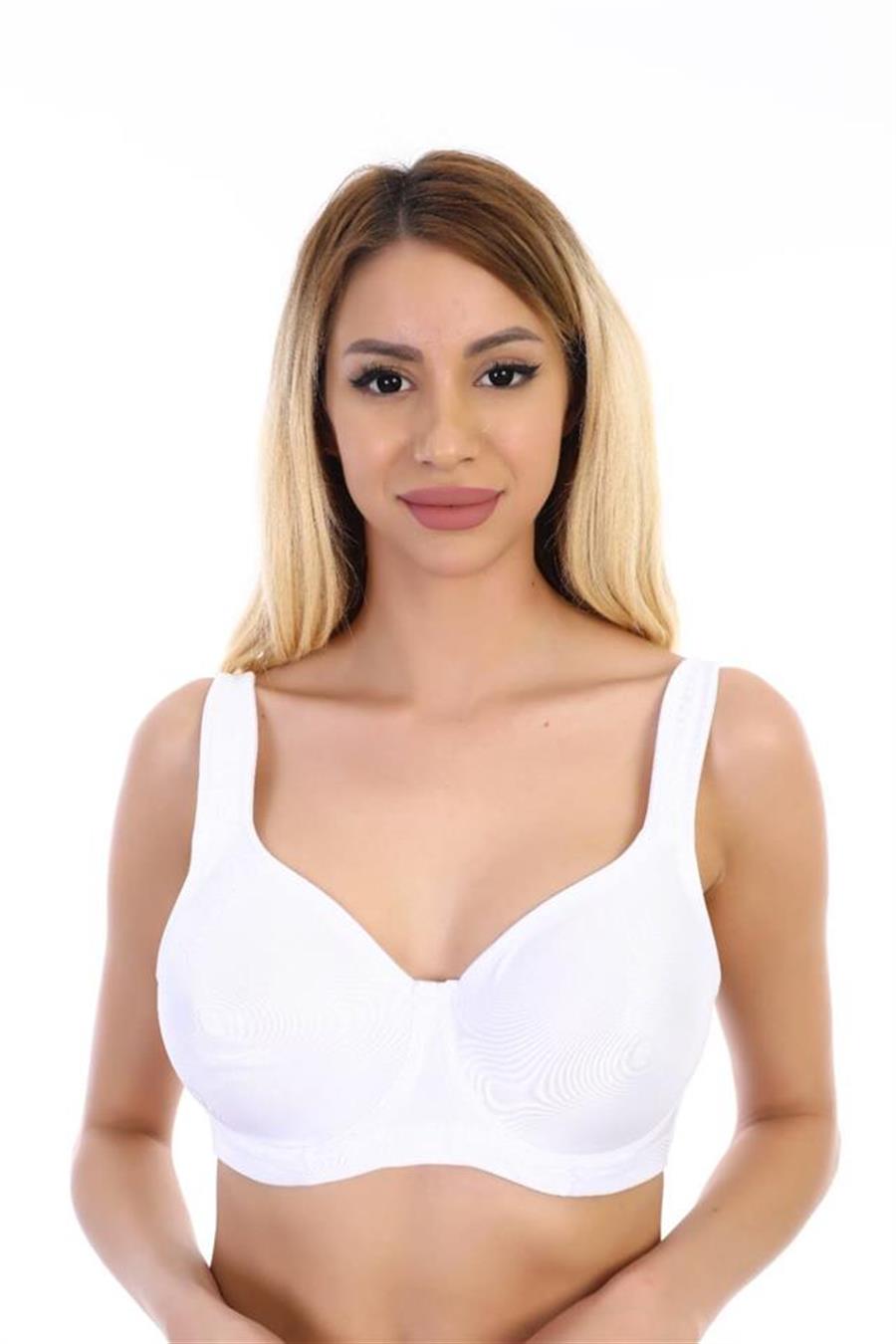 Emay 191 Beyaz Balenli Toparlayıcı Minimizer Sütyen