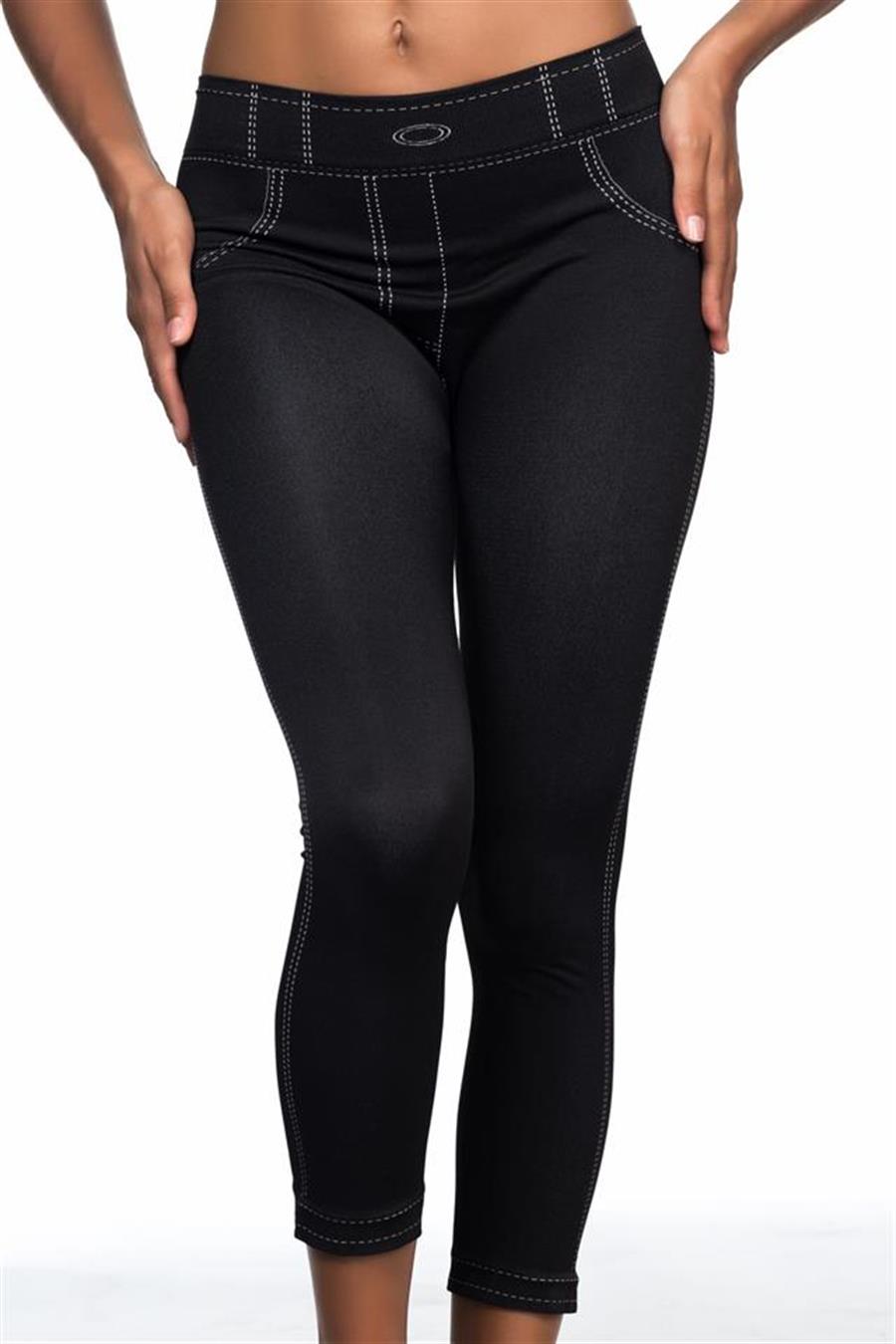 Emay 3801 Siyah Soft Kot Tayt