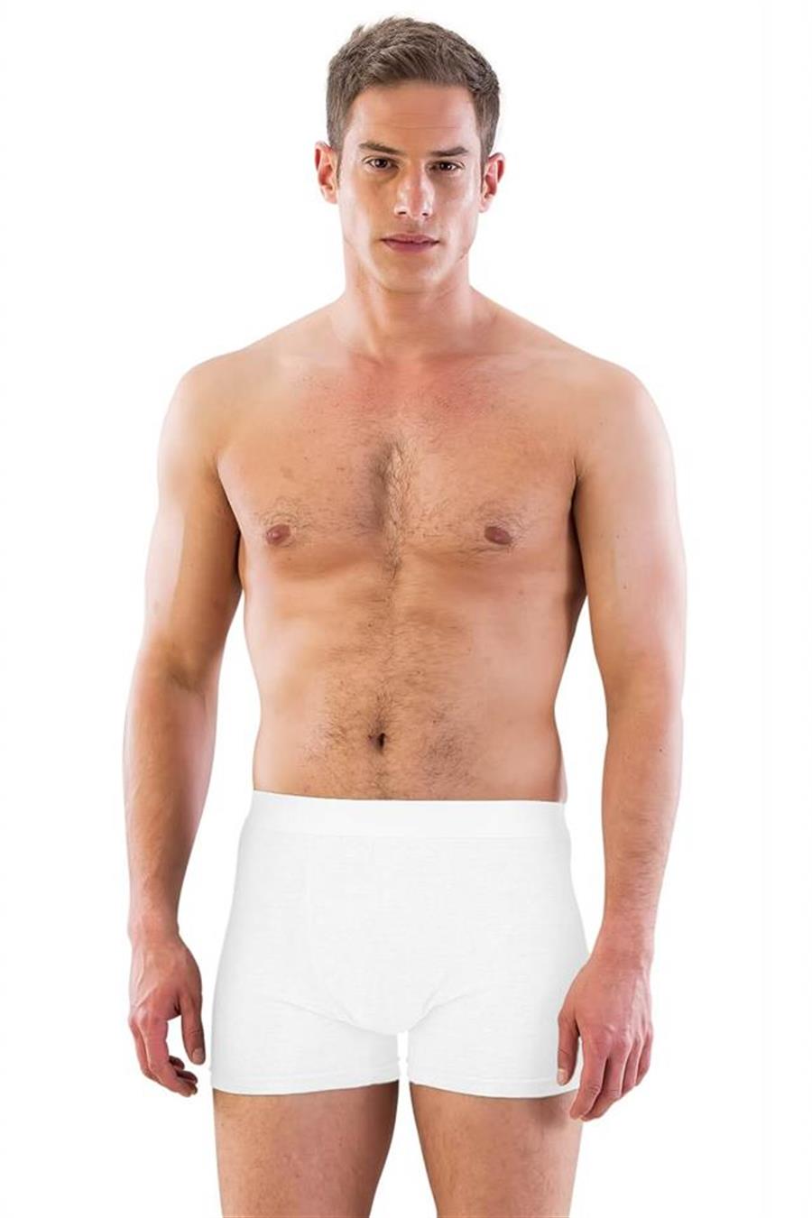 Emay 6800 Beyaz Erkek Boxer