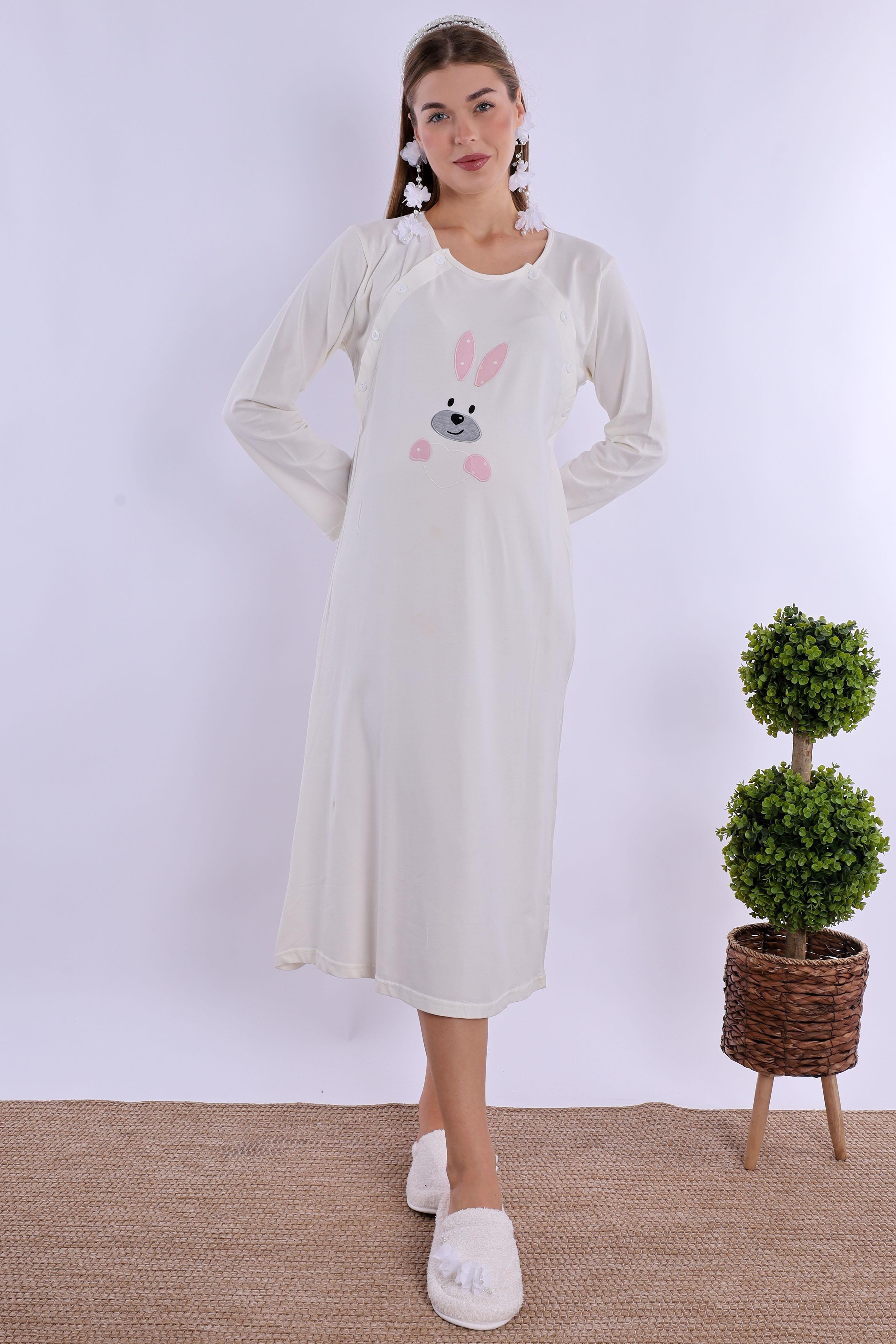 230932 Pembe Hamile Lohusa Gecelik