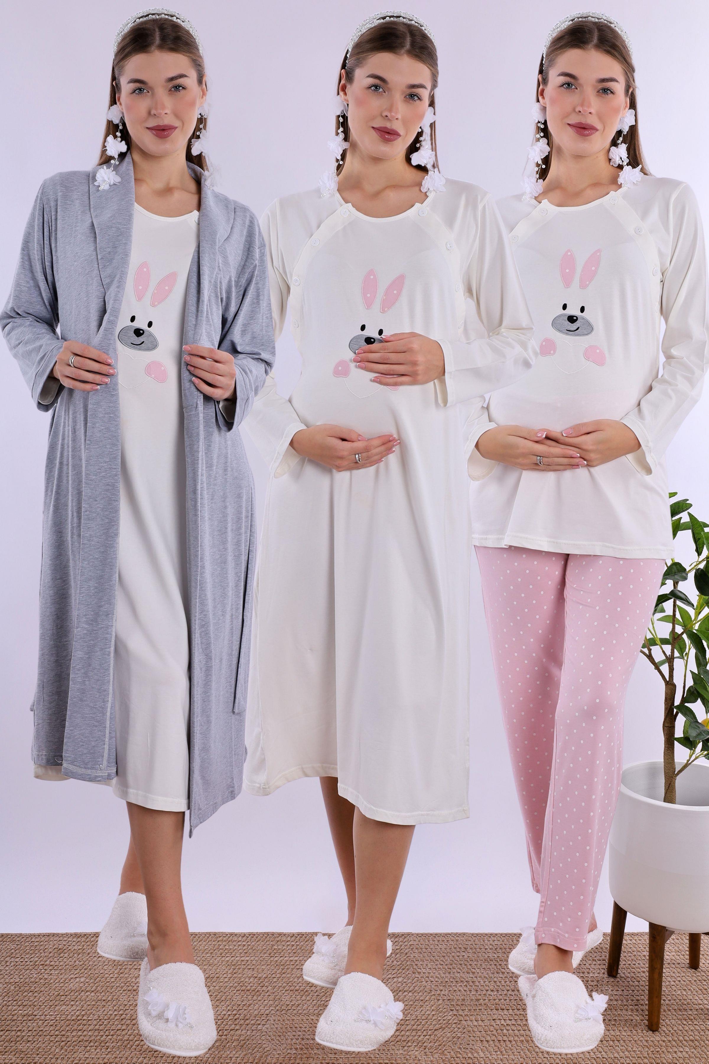 230962 Pembe Hamile Lohusa Set