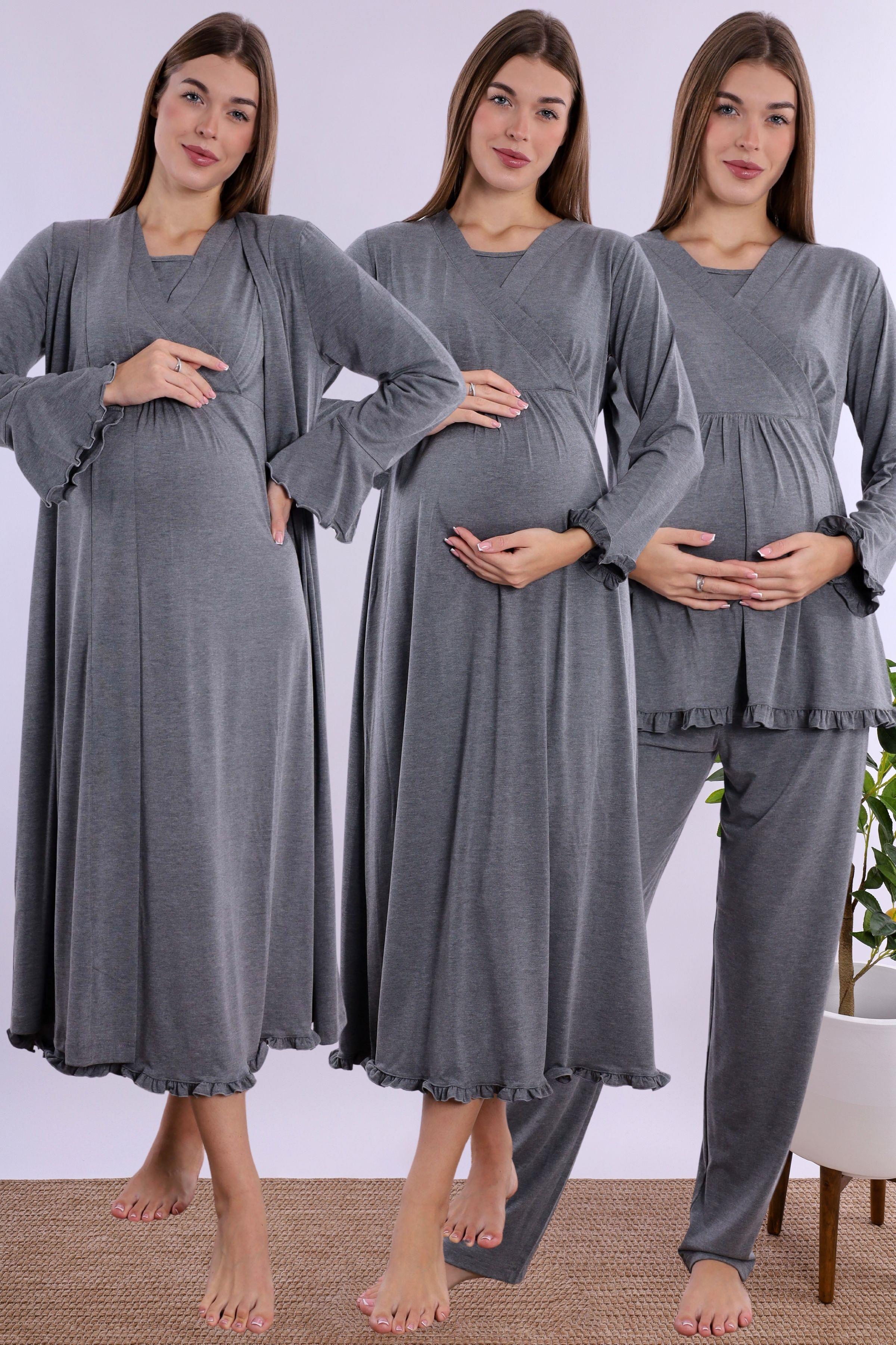 240462 Füme Hamile Lohusa Set