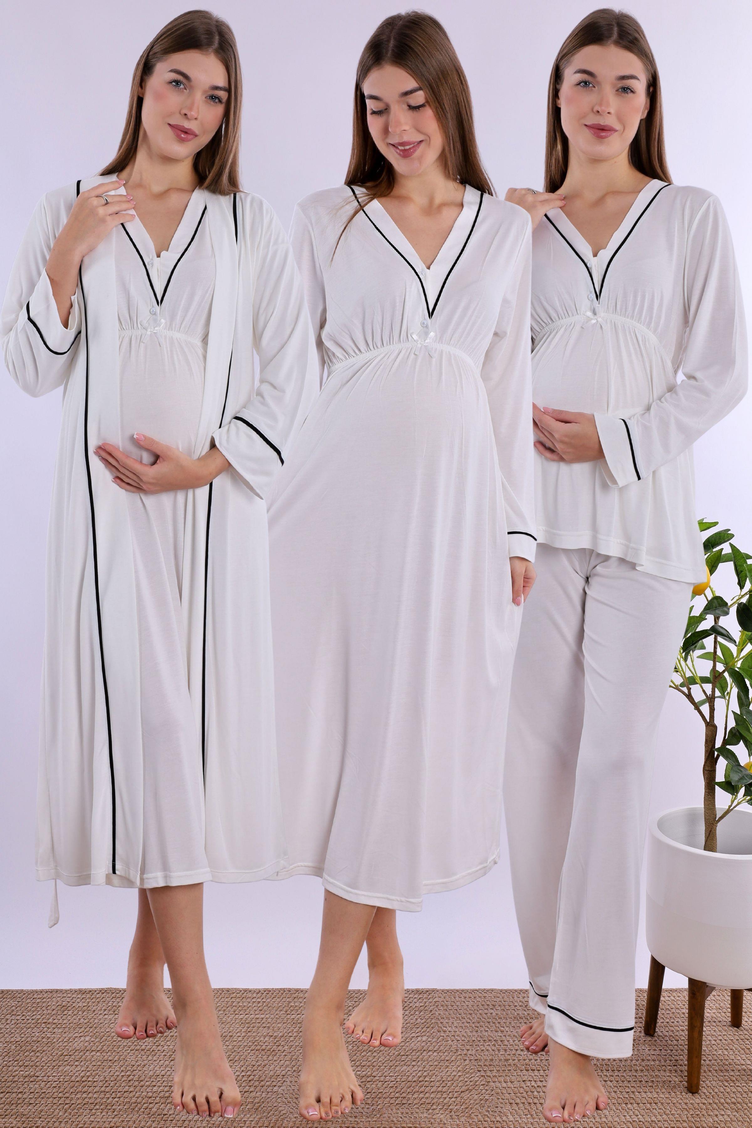 240562 Ekru Hamile Lohusa Set