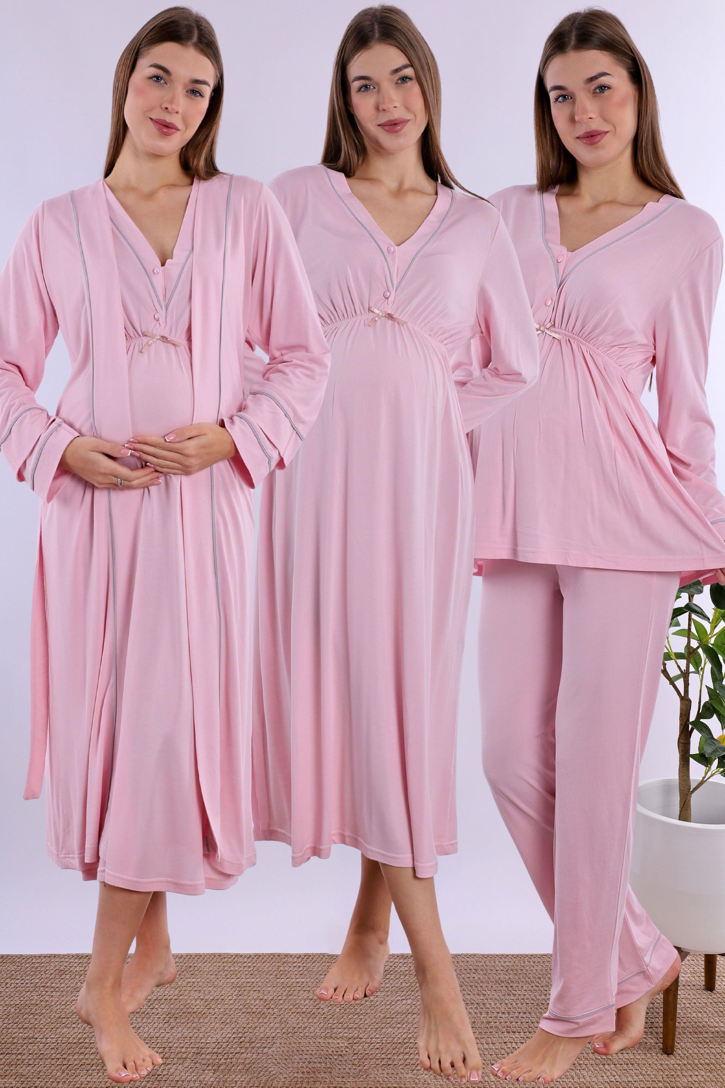 240562 Pembe Hamile Lohusa Set