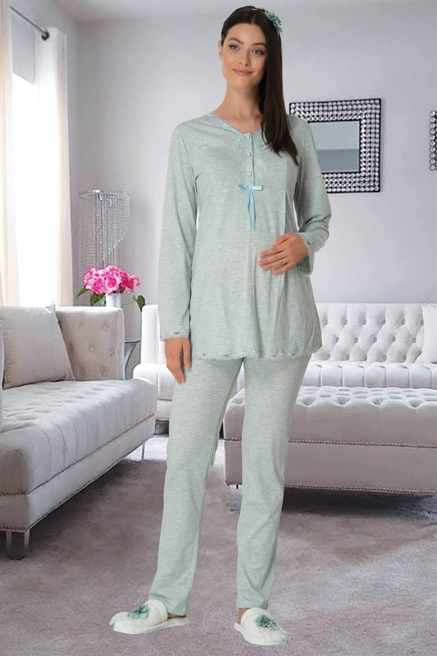 CarpeDiem 1509 Hamile Lohusa Pijama Takımı