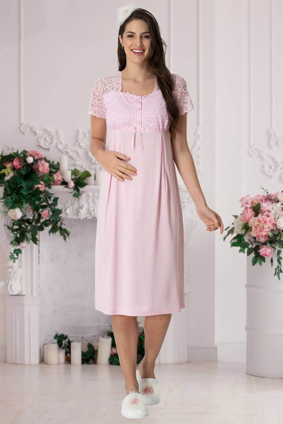 CarpeDiem 1538 Pembe Lohusa Gecelik