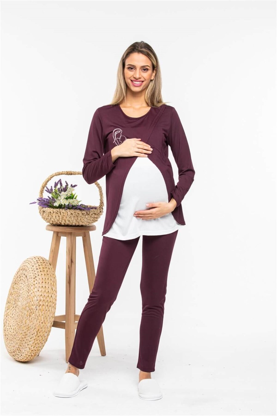 CarpeDiem 1558 Mürdüm Spor Lohusa Pijama Takımı