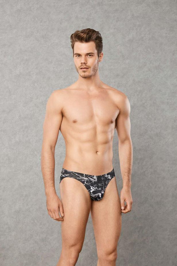 Doreanse 1271 Marble Erkek Modal Baskılı Külot Slip