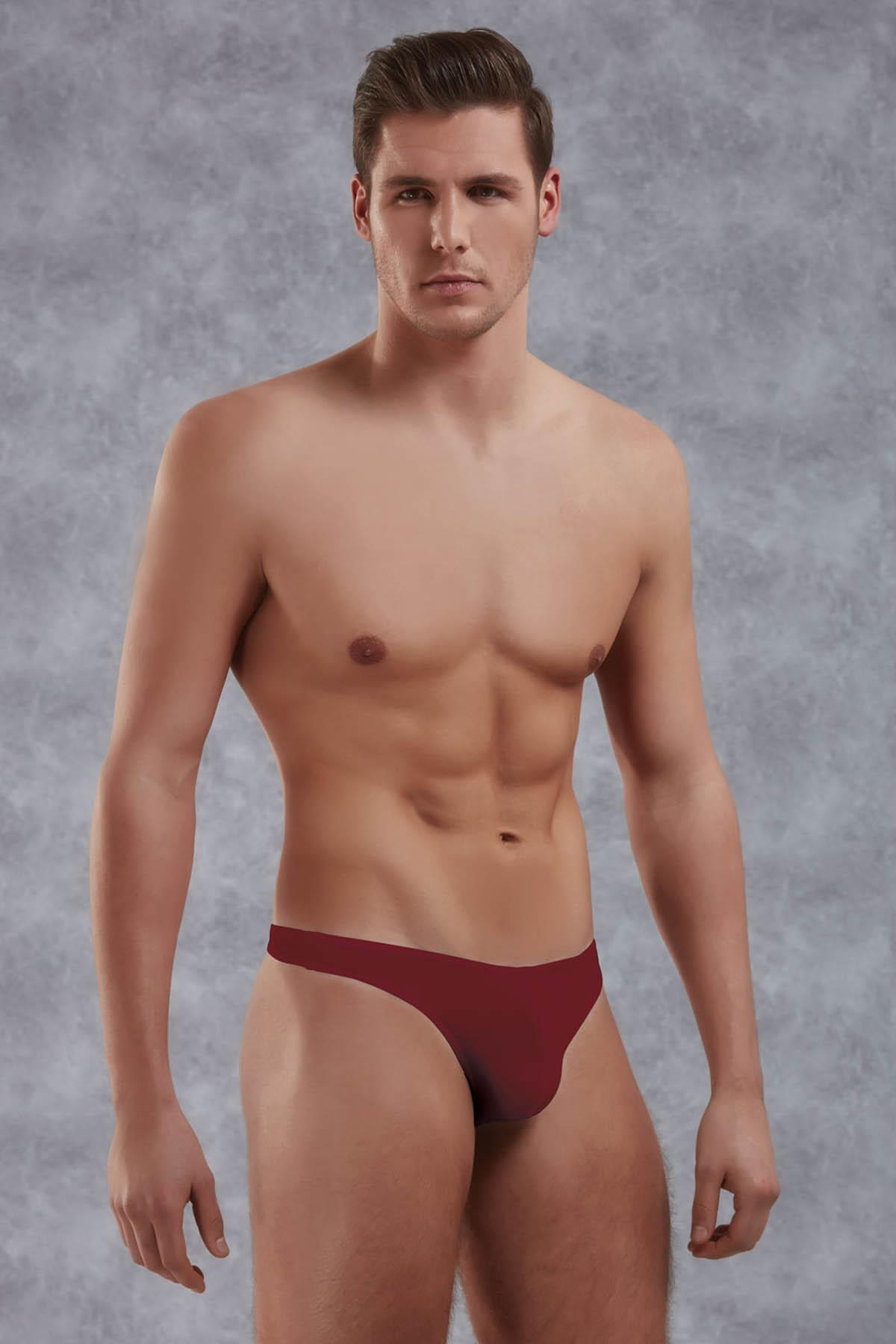 Doreanse 1280 Bordo Erkek Modal Dar Kesim Tanga String