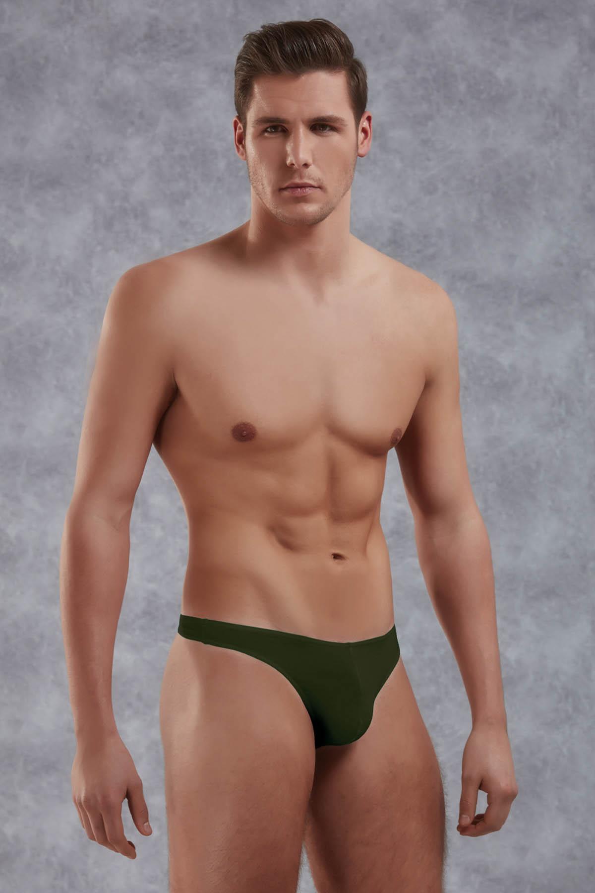 Doreanse 1280 Haki Erkek Modal Dar Kesim Tanga String