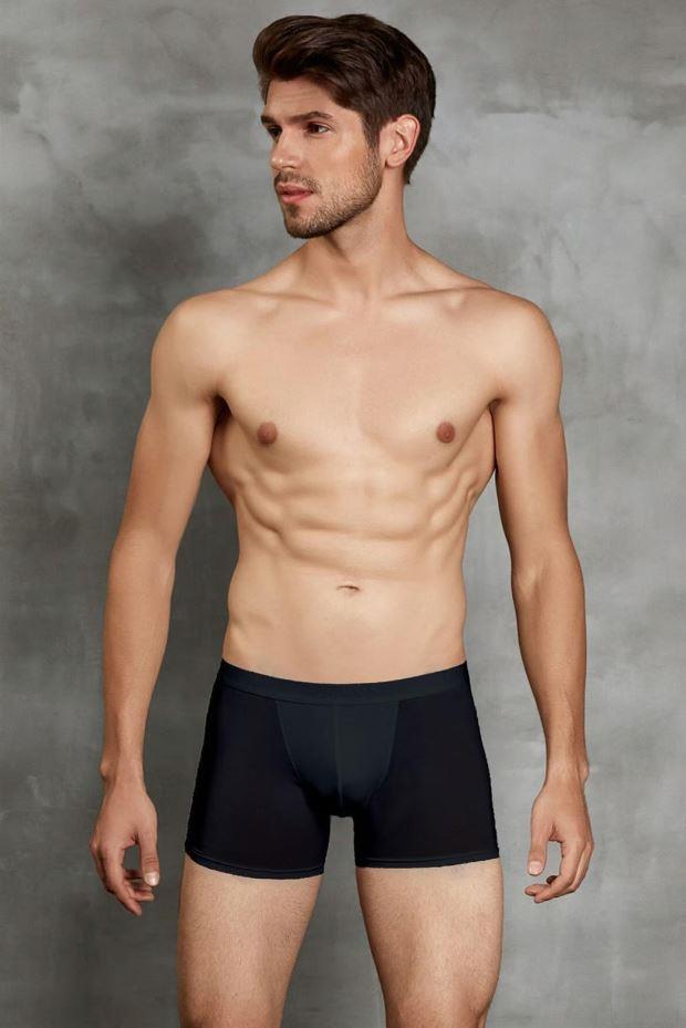 Doreanse 1500 Siyah Erkek Pamuk Boxer