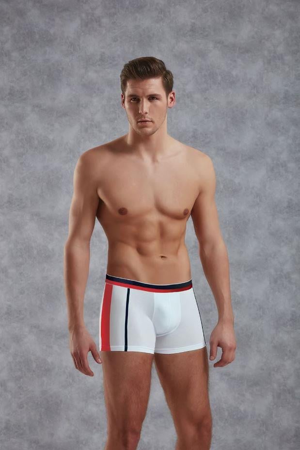 Doreanse 1713 Beyaz Erkek Torbalı Normal Paça Boxer