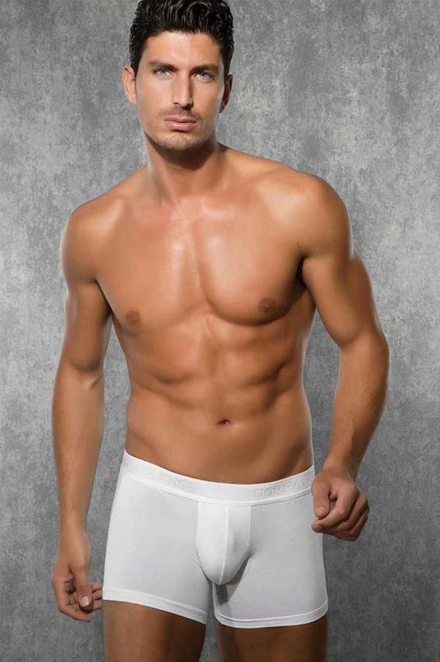 Doreanse 1722 Beyaz Erkek Torbalı Normal Paça Boxer