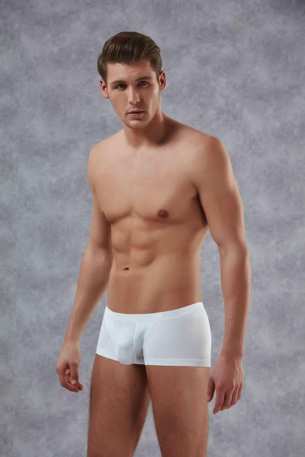 Doreanse 1750 Beyaz Erkek Adonis Torbalı Mini Paça Boxer