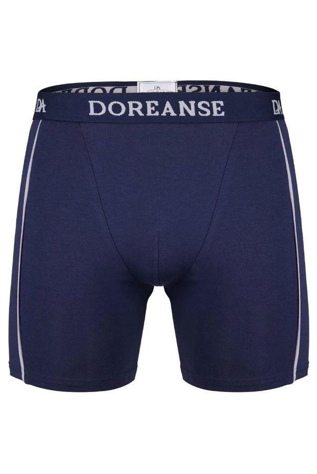 Doreanse 1780 Lacivert Erkek Modal Çizgili Normal Paça Boxer