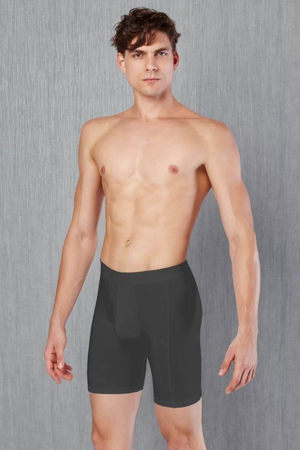 Doreanse 1792 Antrasit Erkek Pamuklu Torbalı Uzun Paça Boxer