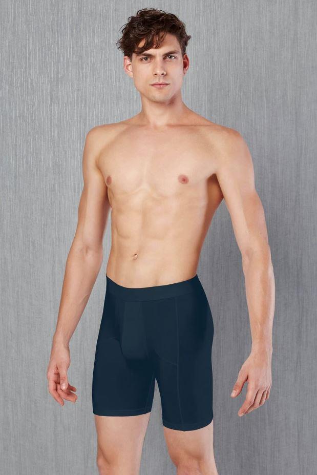 Doreanse 1792 Lacivert Erkek Pamuklu Torbalı Uzun Paça Boxer