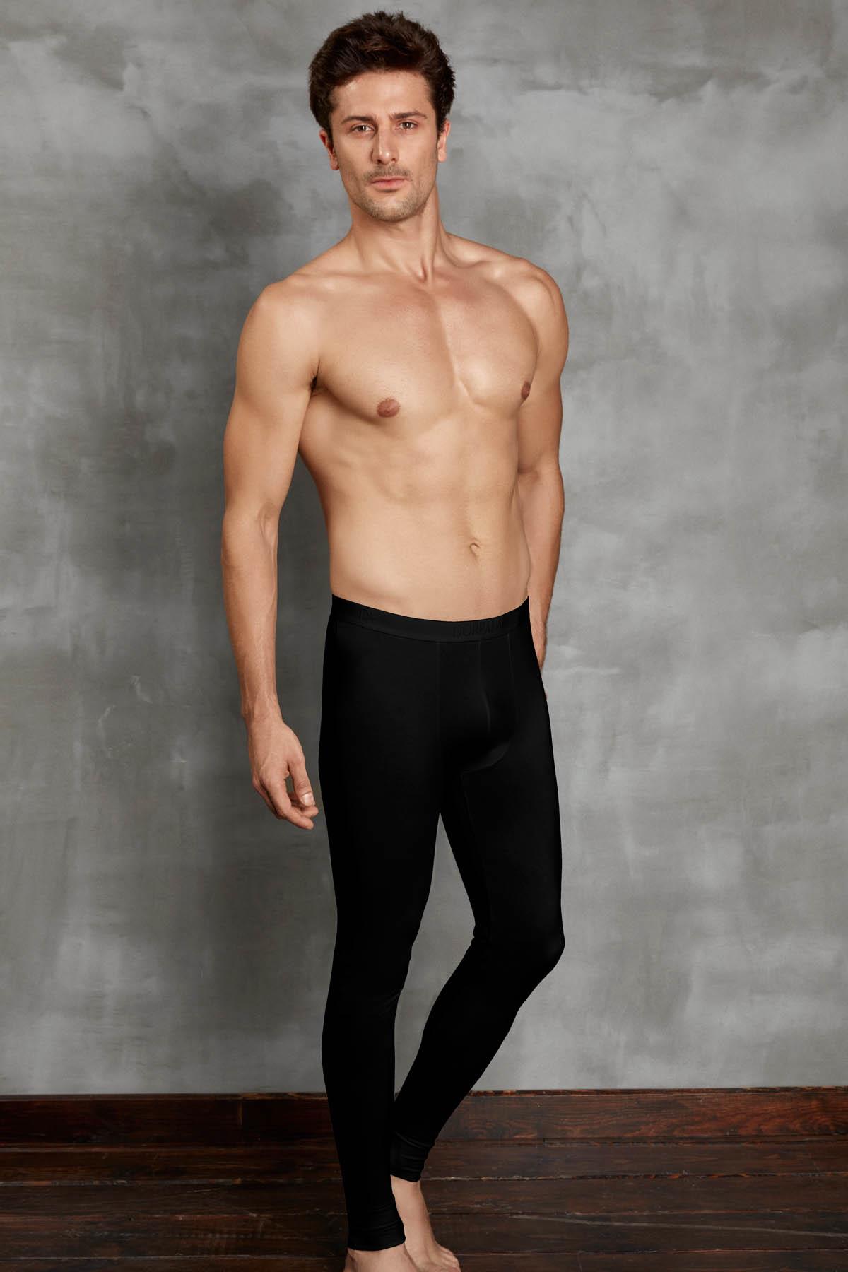 Doreanse 1975 Siyah Erkek Viloft Uzun Termal İçlik