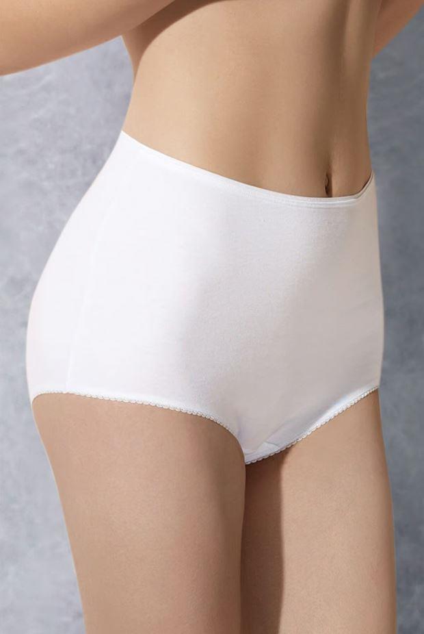 Doreanse 7161 Beyaz Kadın Modal Yüksek Bel Külot Slip