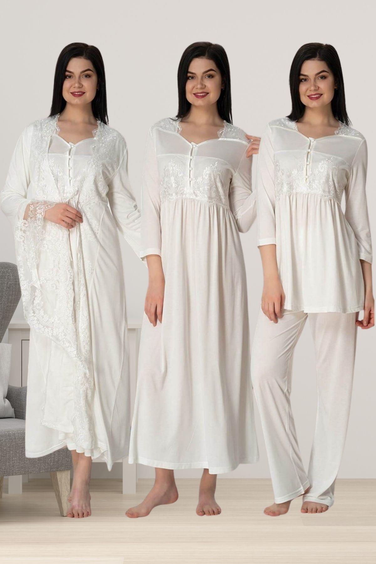 Effortt 3014 Ekru Hamile Lohusa Set