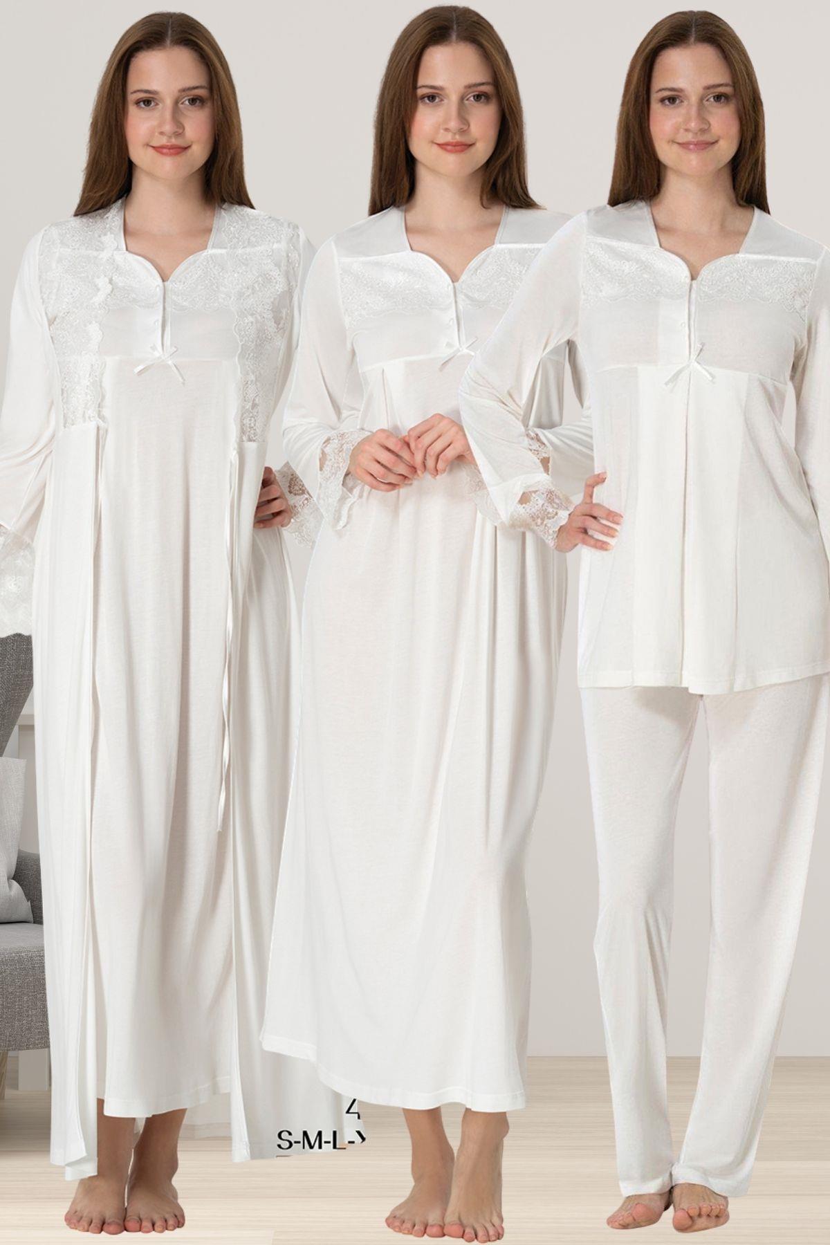 Effortt 4086 Ekru Hamile Lohusa Set