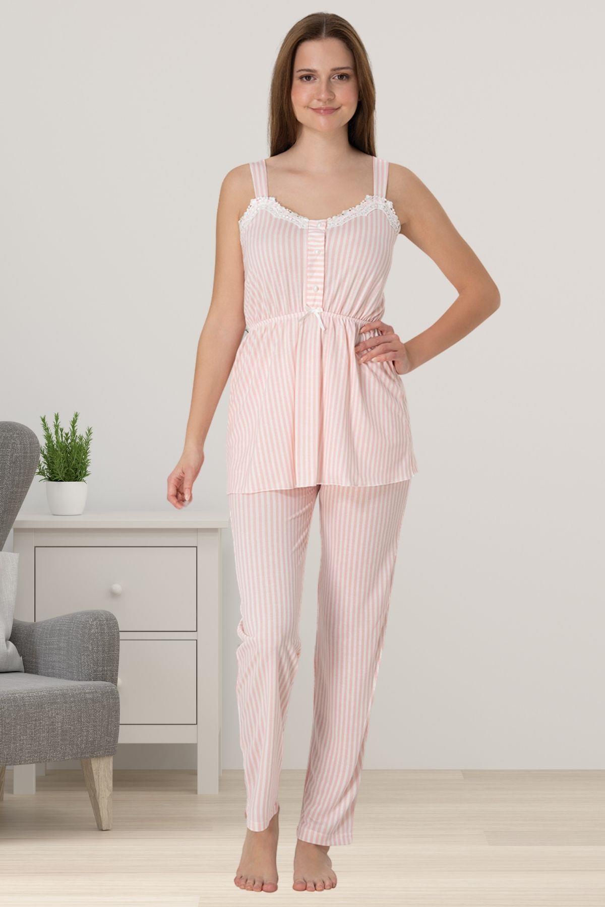 Effortt 4092 Pembe Hamile Lohusa Pijama Takımı