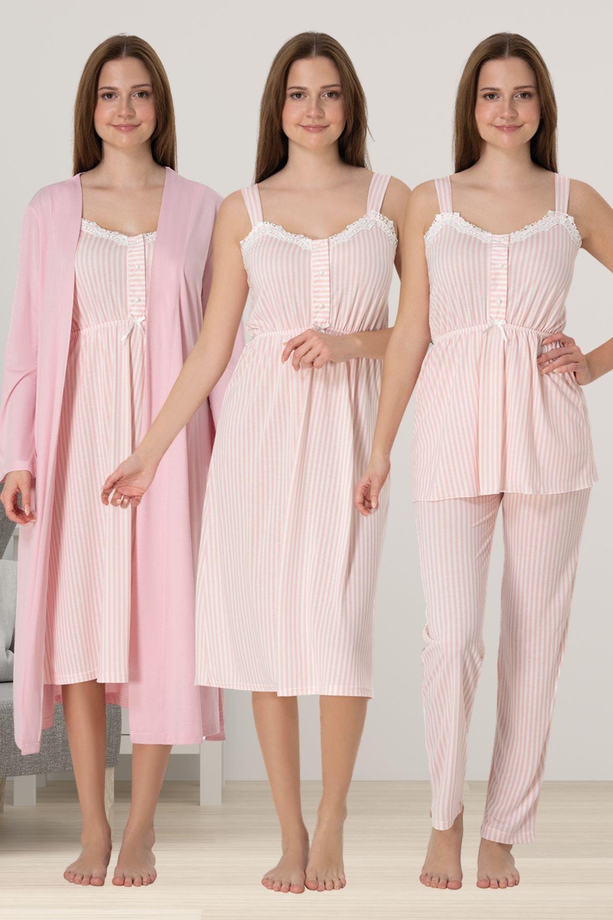Effortt 4096 Pembe Hamile Lohusa Set