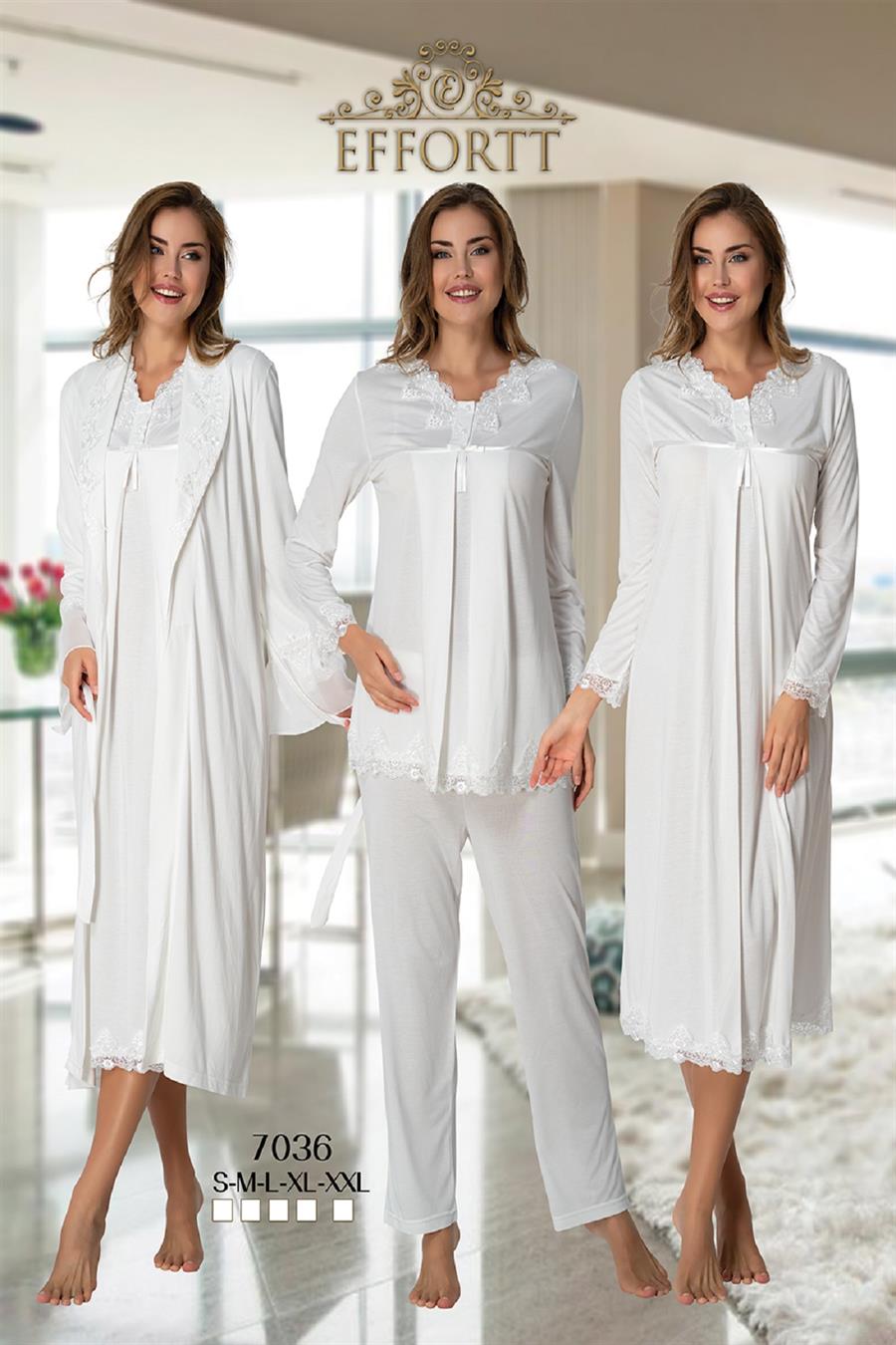 Effortt 7036 Ekru Hamile Lohusa Set