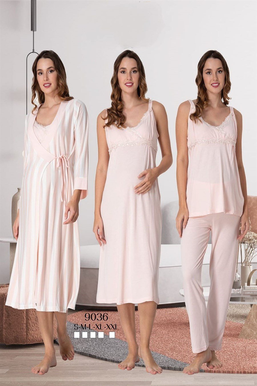 Effortt 9036 Pudra Hamile Lohusa Set