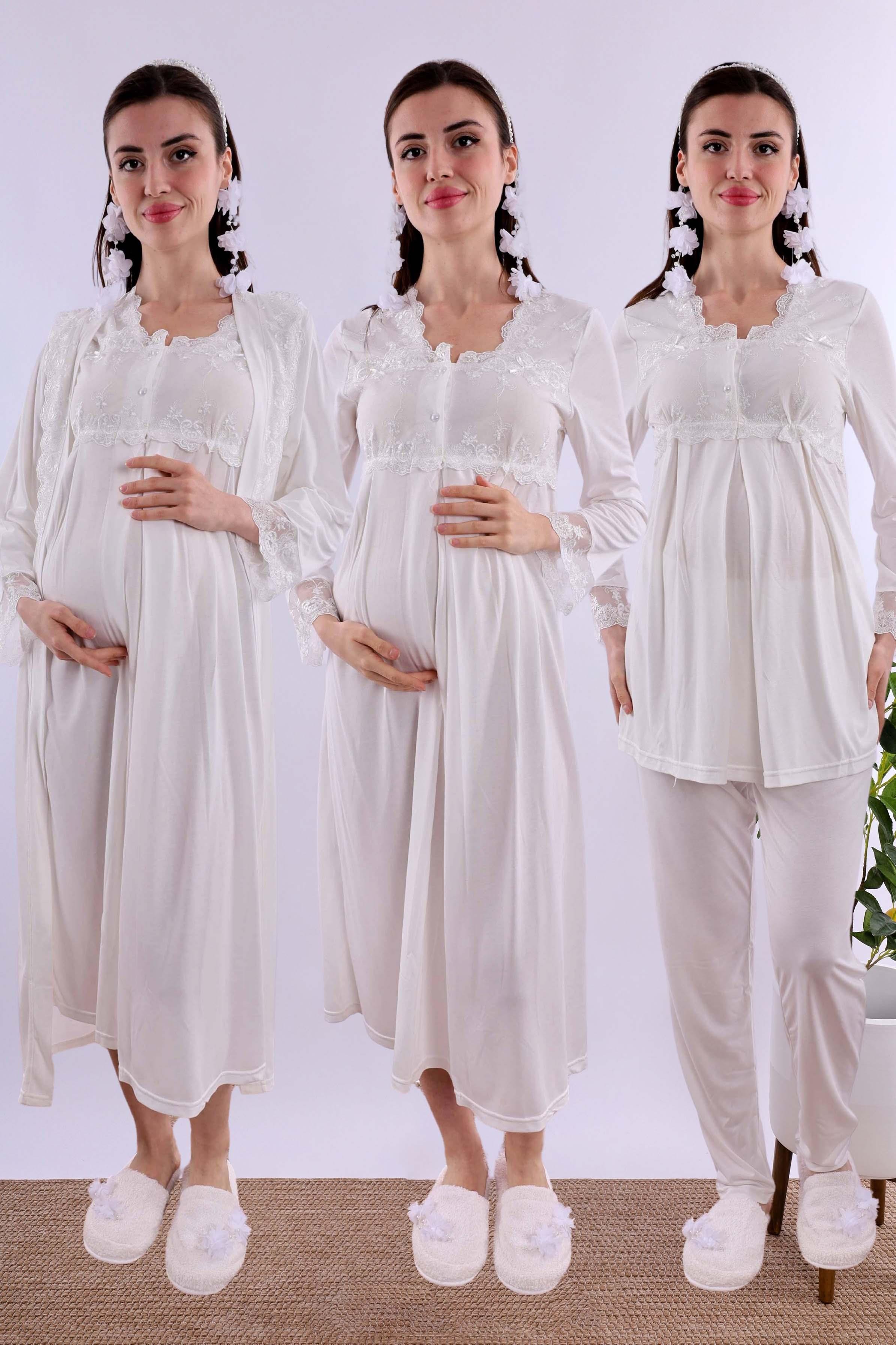 Effortt Ekru Hamile Lohusa Set BYL224052