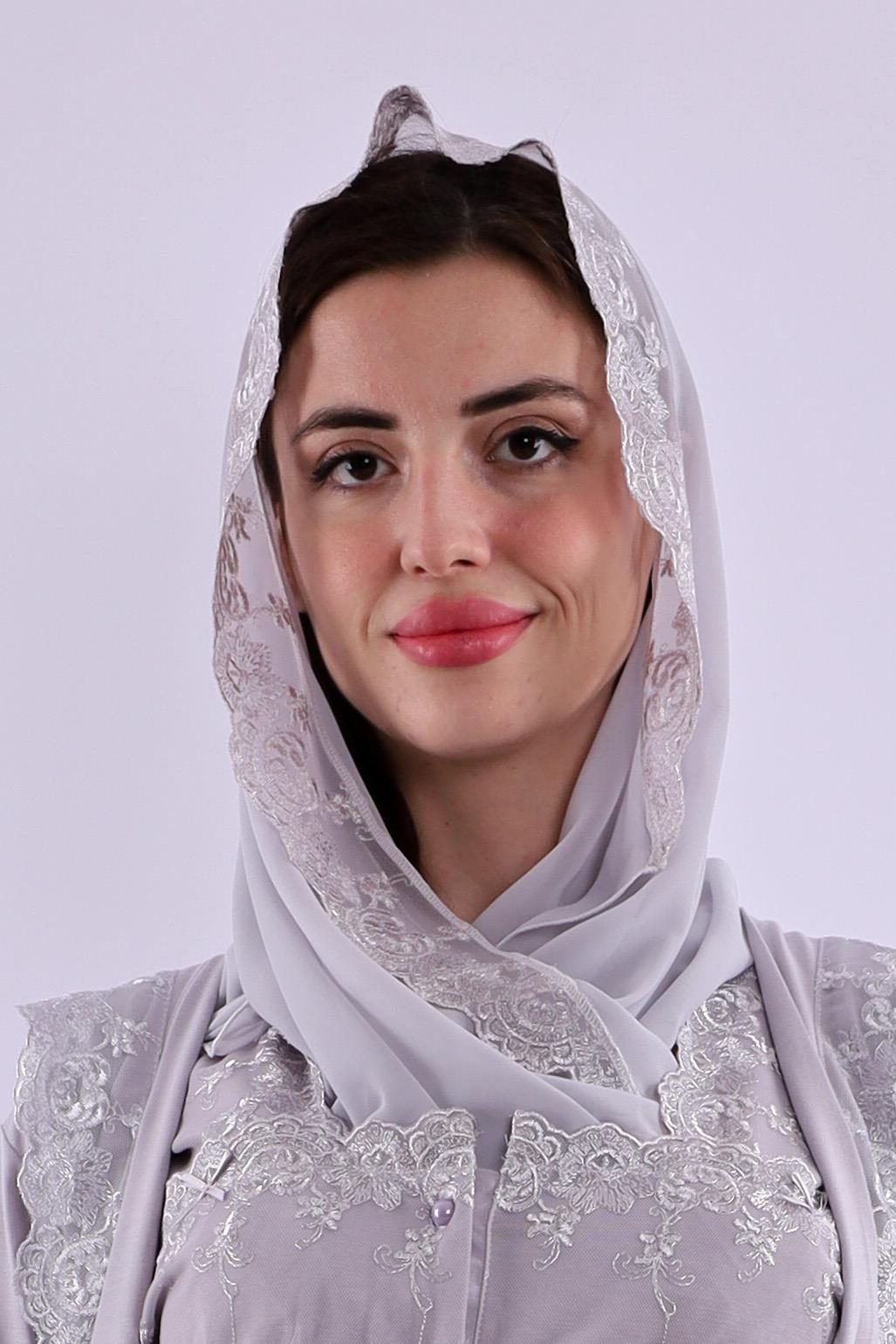 Effortt Gri Hamile Lohusa Mevlüt Şifon Şal