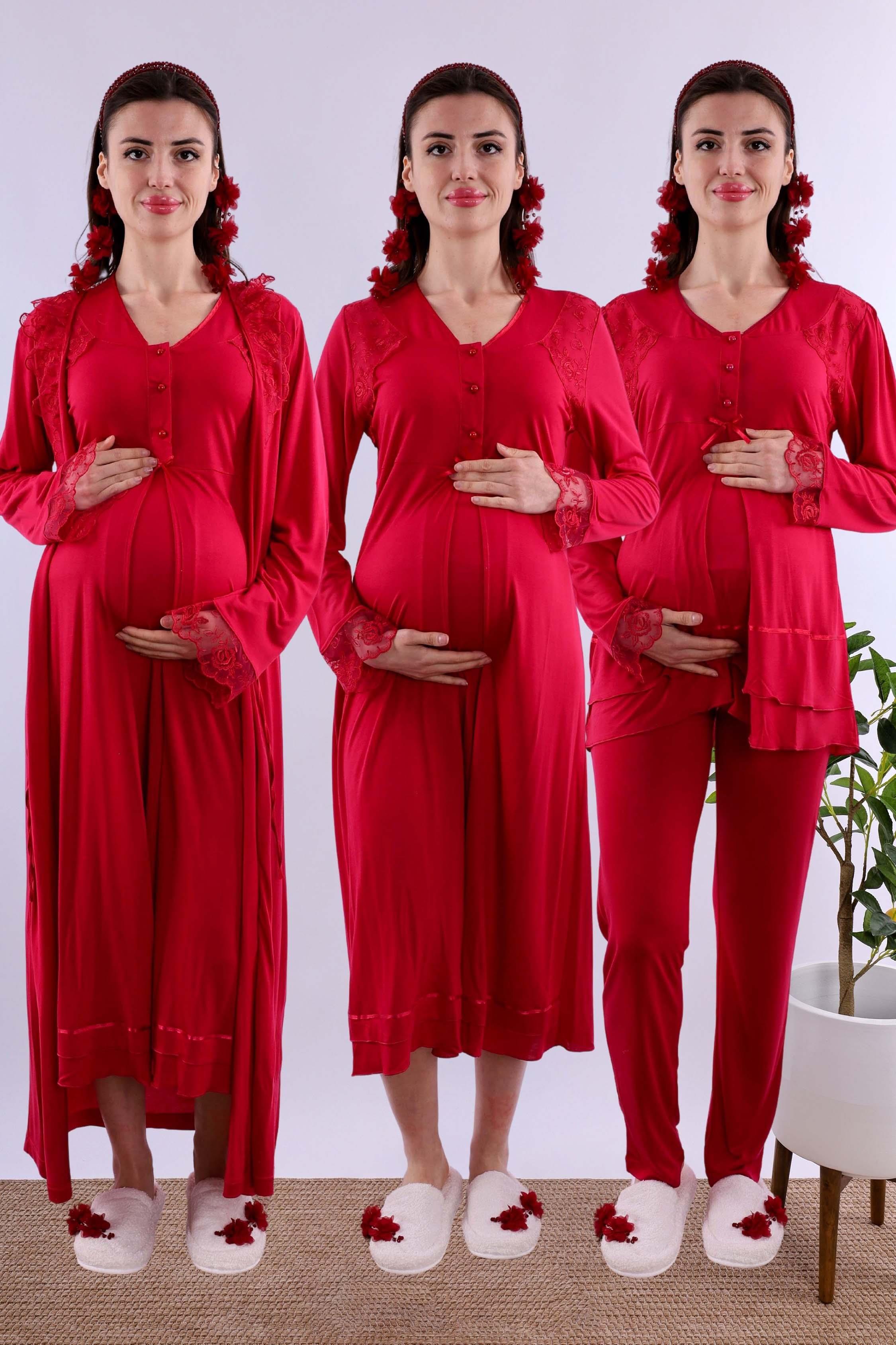 Effortt Vişne Hamile Lohusa Set BYL224262