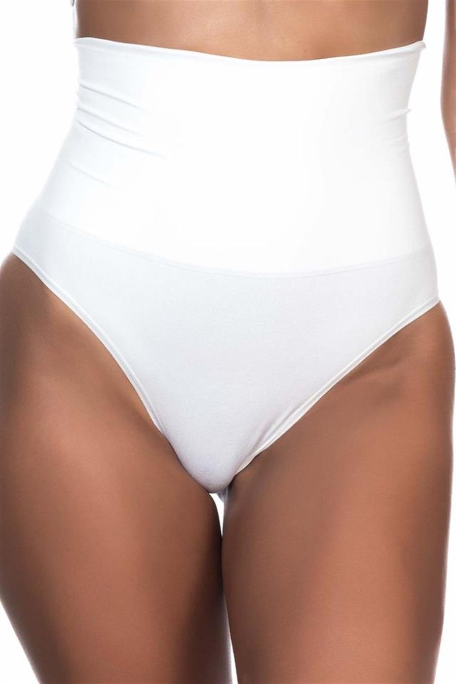 Emay 2039 Beyaz Double Brazil Korse