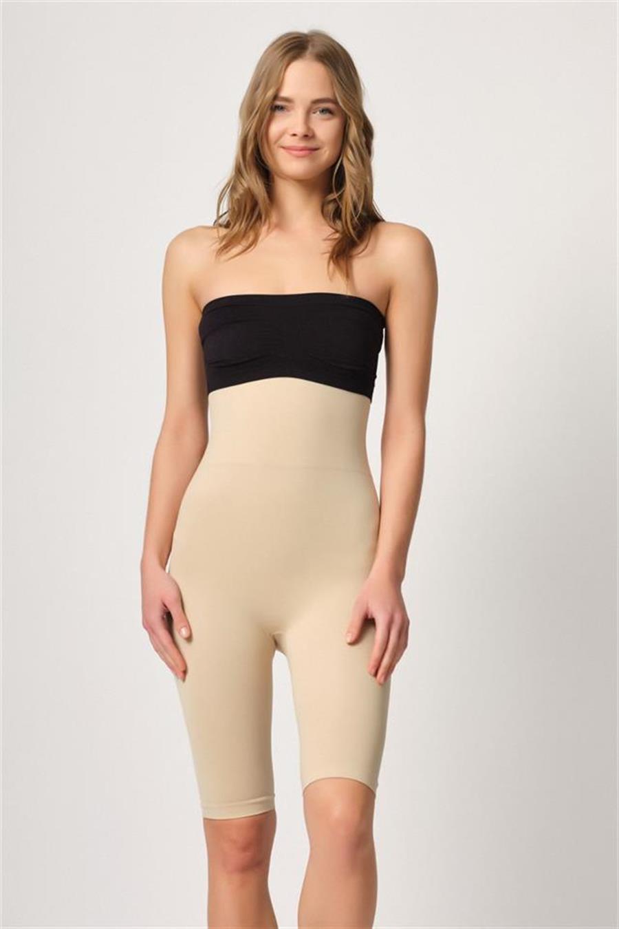 Emay 2044 Ten Yüksek Bel Double Uzun Paçalı Korse