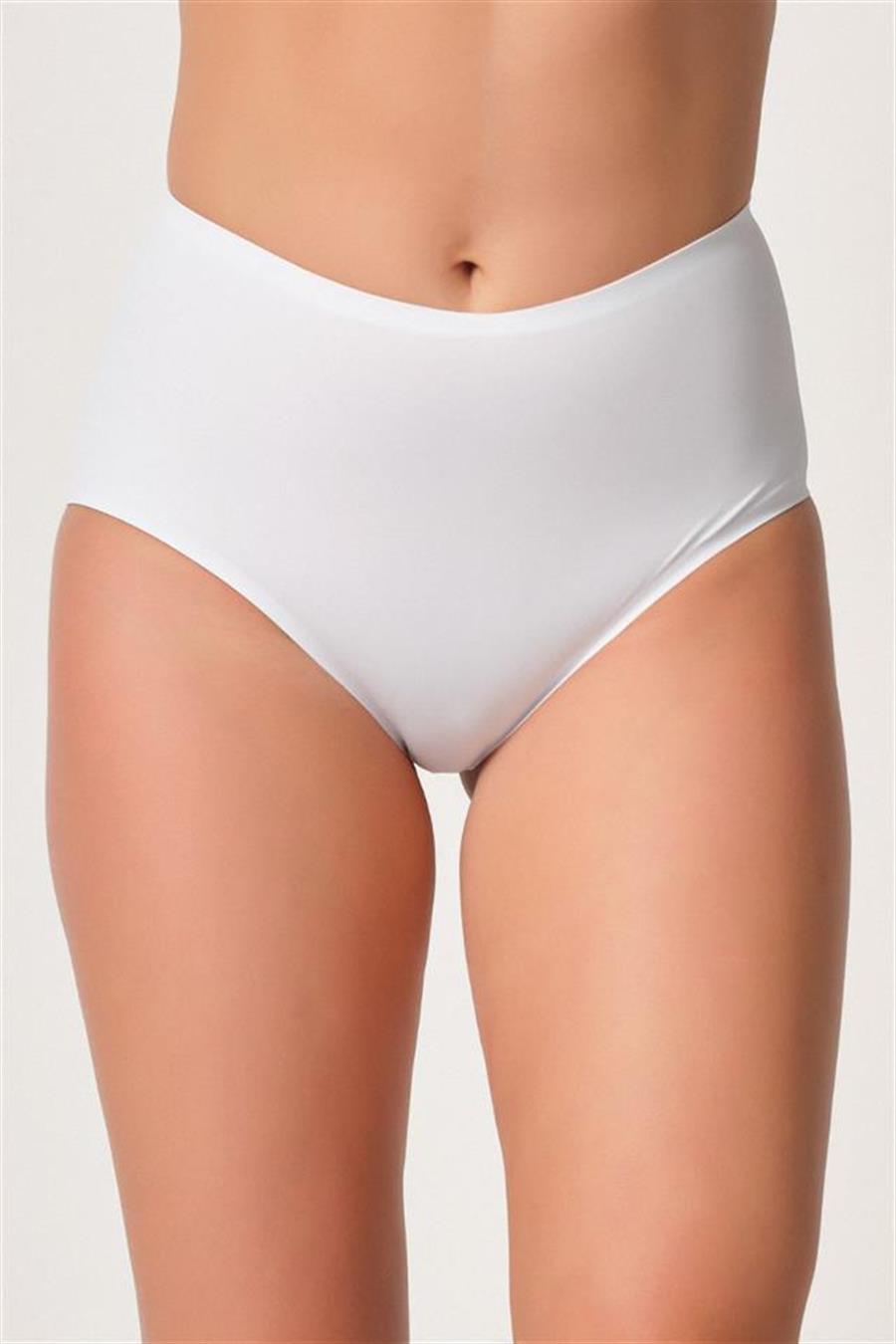 Emay 2804 Beyaz Yapıştırma Lazer Brezilya Slip