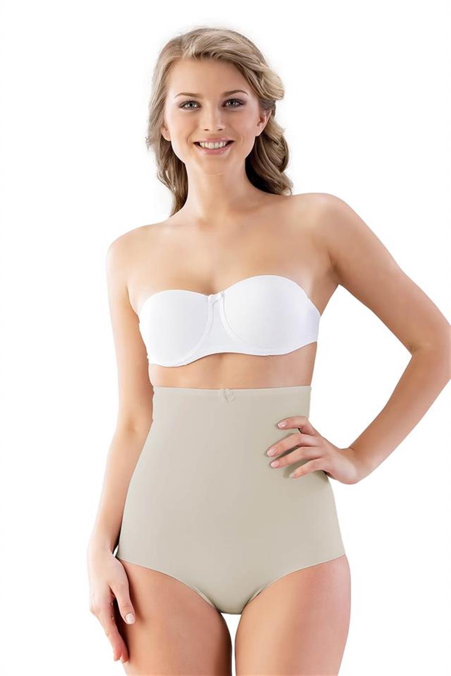 Emay 2813 Ten Yüksek Bel Slip Lazer Korse
