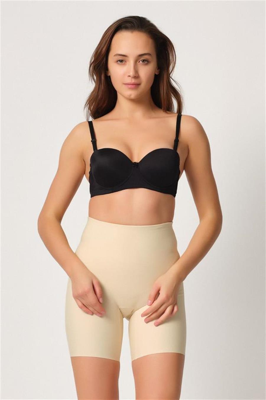 Emay 2816 Ten Yüksek Bel Boxer Lazer Korse