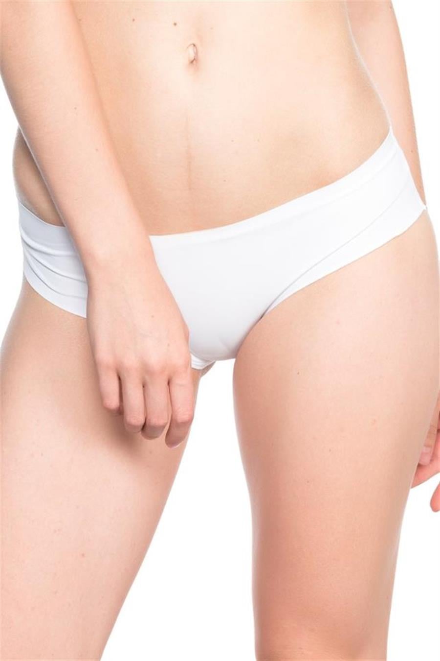 Emay 2818 Beyaz Slip Külot Lazer Korse
