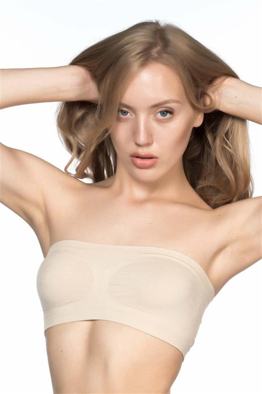 Emay 4002 Ten Soft Straplez Büstiyer