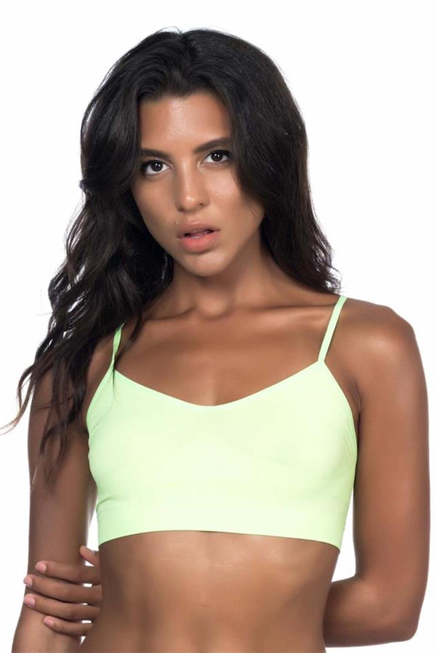 Emay 4003 Yeşil Soft İp Askı Büstiyer