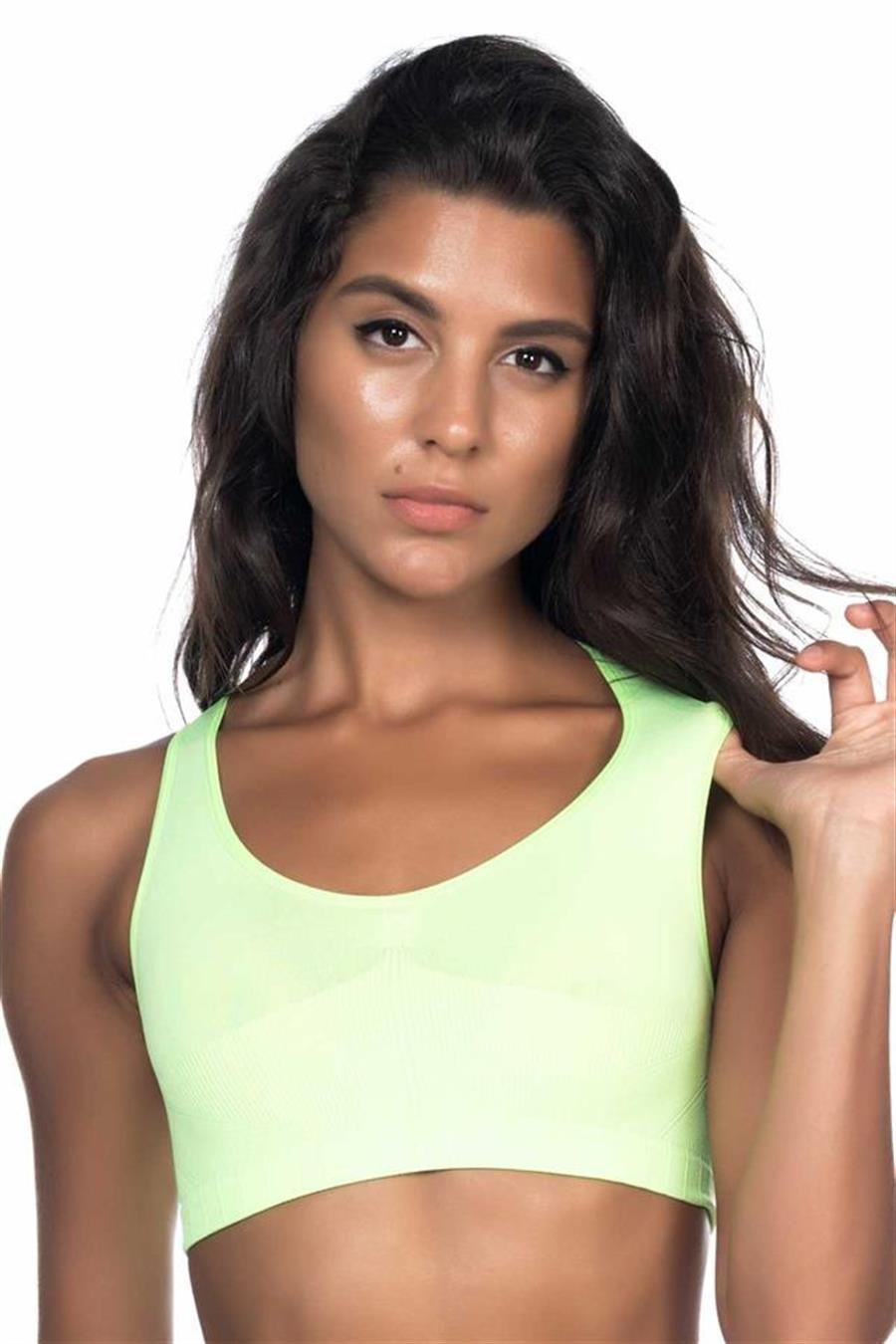 Emay 4051 Yeşil Dikişsiz Toparlayıcı Büstiyer