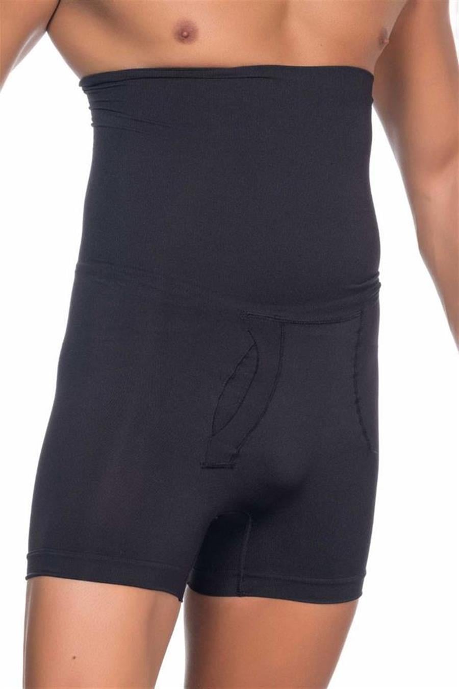 Emay E1005 Siyah Erkek Yüksek Bel Double Boxer Korse