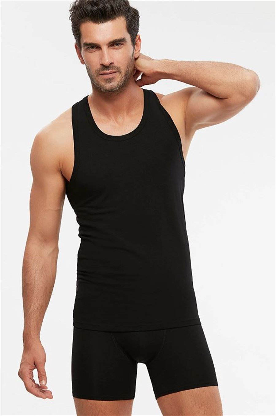 Kom Aytron 2'li Siyah Basic Erkek Atlet