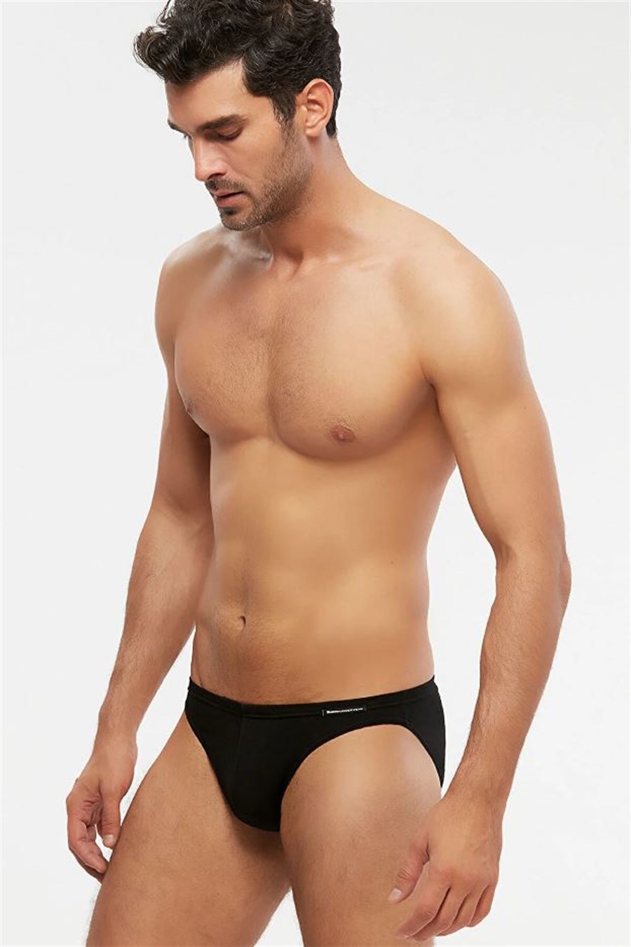 Kom Dante Siyah Pamuklu Basic Erkek Slip