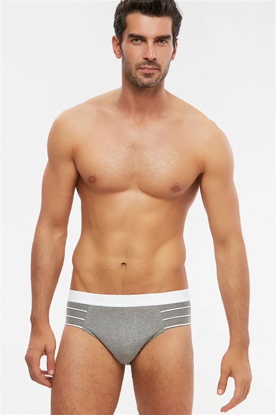 Kom Savage Gri Kontrast Parçalı Erkek Sprint