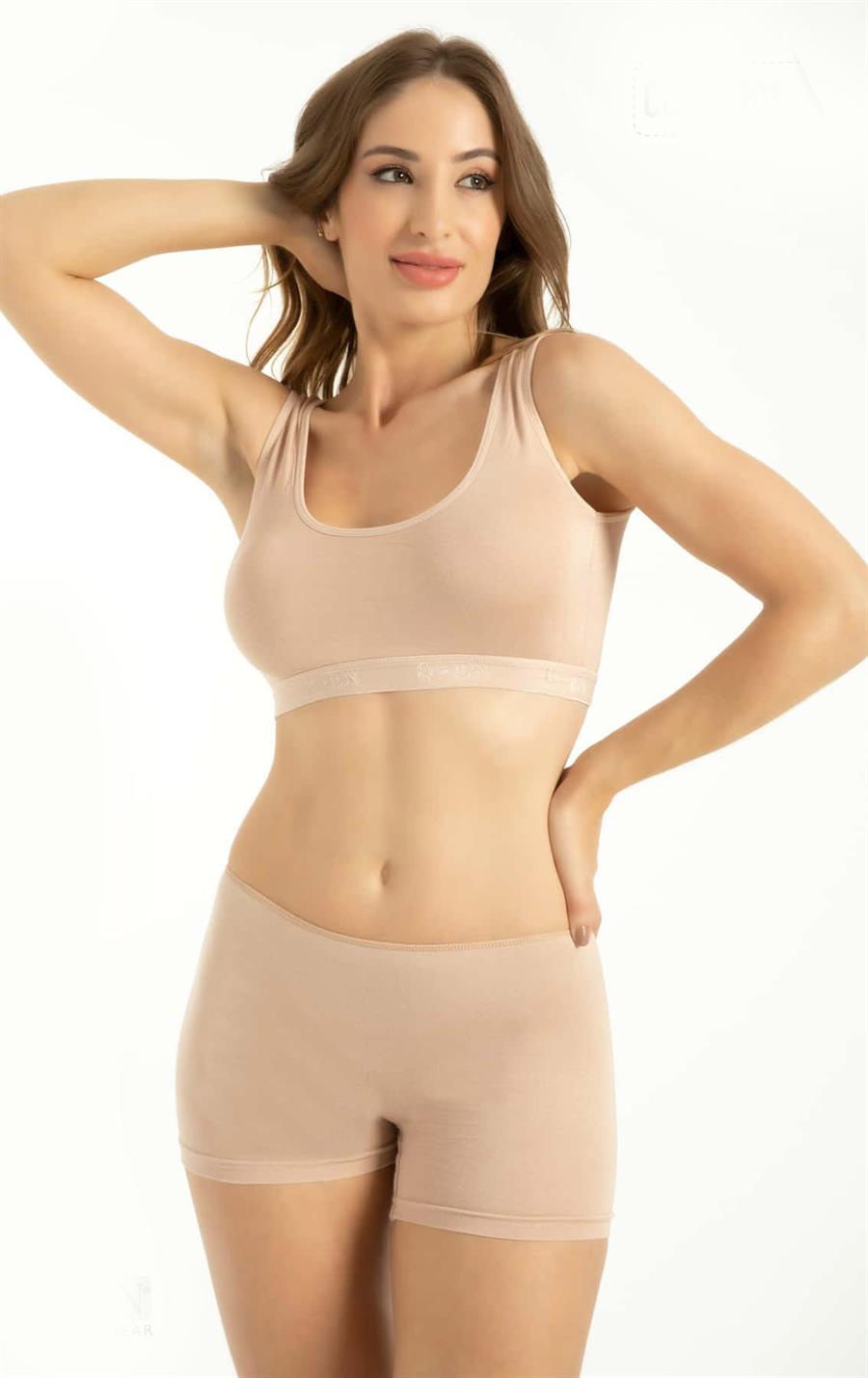 Q-En 901 Ten Bambu 2'li Bayan Boxer