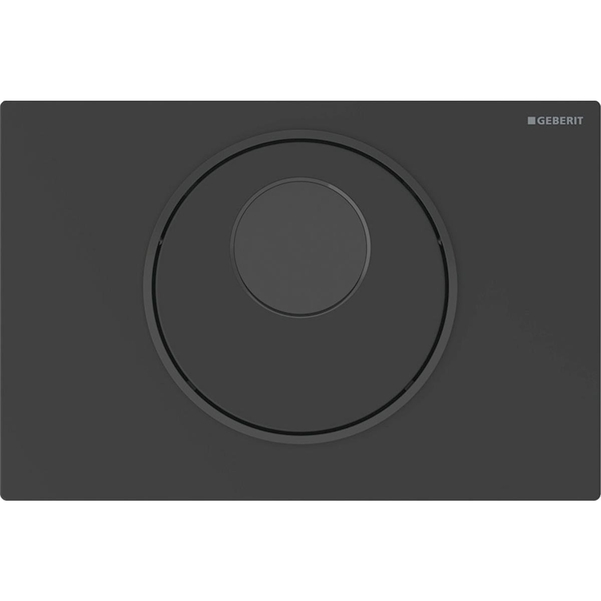 Geberit Fotoselli Kapak Sigma 10 - Manuel Özellik, 8 cm Göm. Rezervuar için, Elektrikli, Mat Siyah - 115.856.16.6