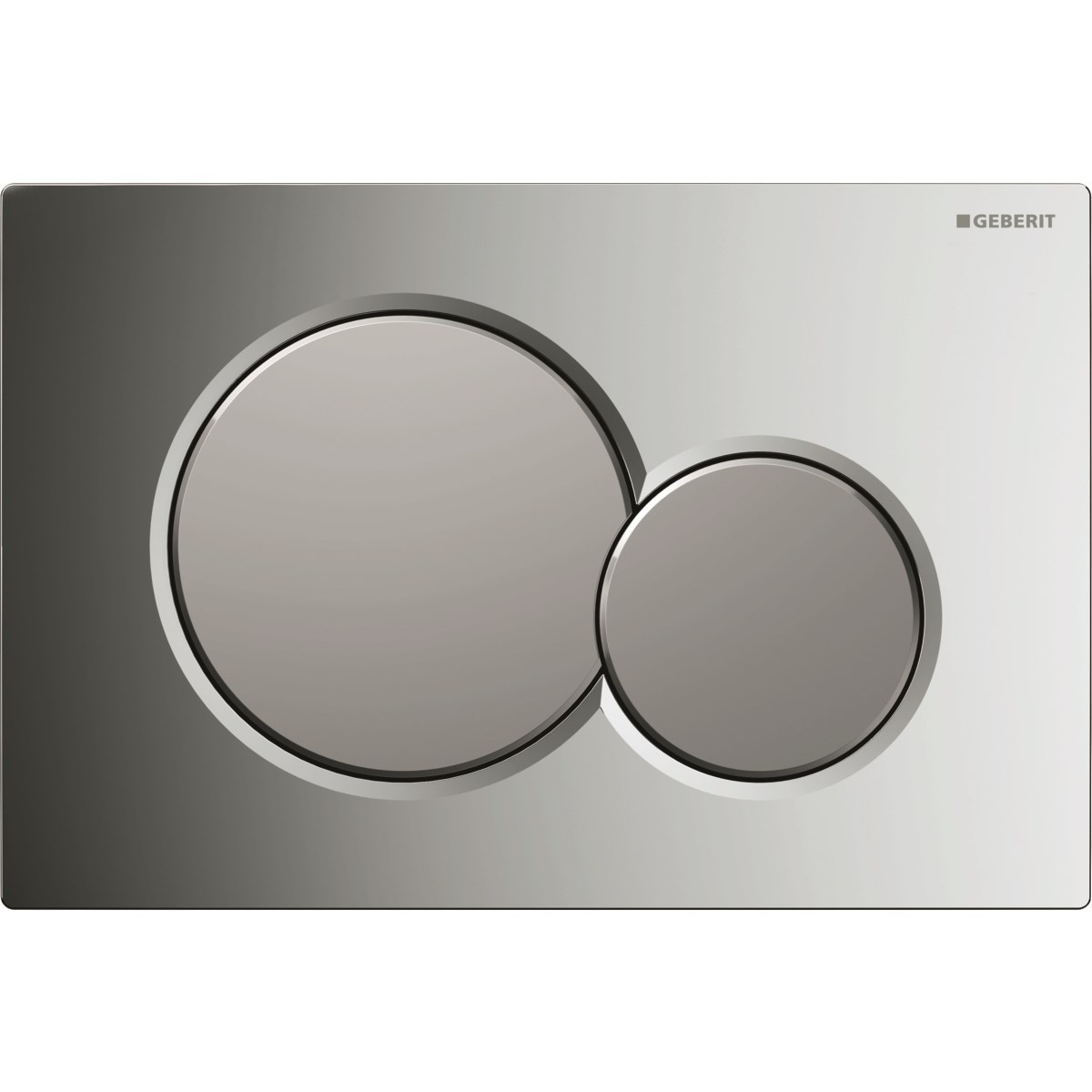 Geberit Kumanda Kapağı Sigma 01 -Çift Basmalı-Parlak Mat Krom