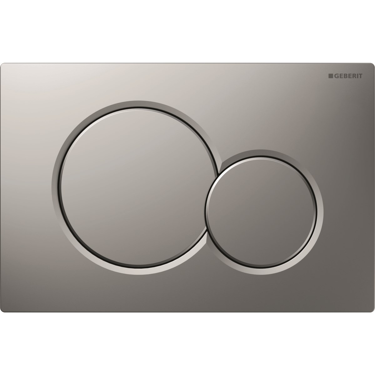 GEBERİT SİGMA01 KUMANDA KAPAĞI-ÇİFT BASMALI - MAT KROM