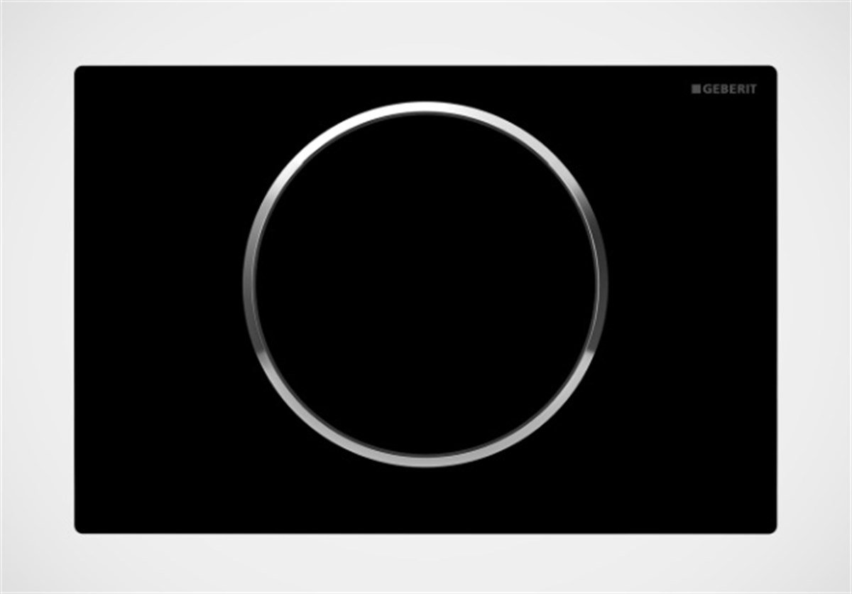 Kumanda Kapağı Sigma10 - Tek Basmalı-Siyah Parlak Krom